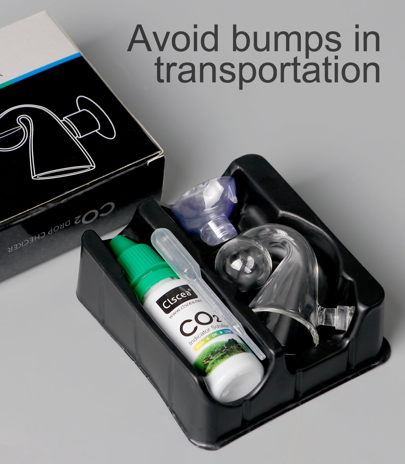 Aquarium CO2 Drop Checker CO2 Indicator (Glass Checker+15ml)