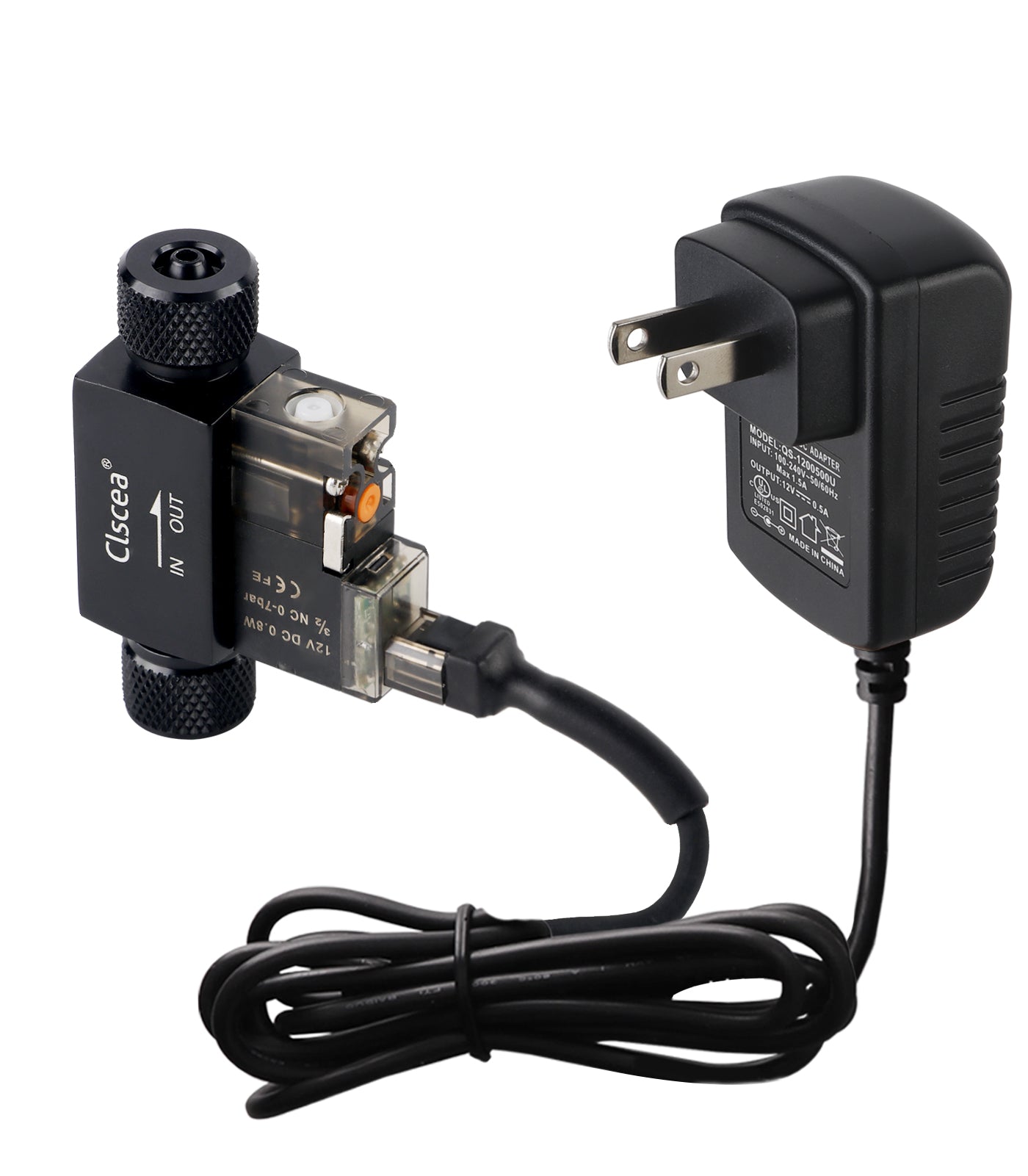 Inline CO2 Solenoid Valve Mini Low Temperature for Aquarium CO2 System