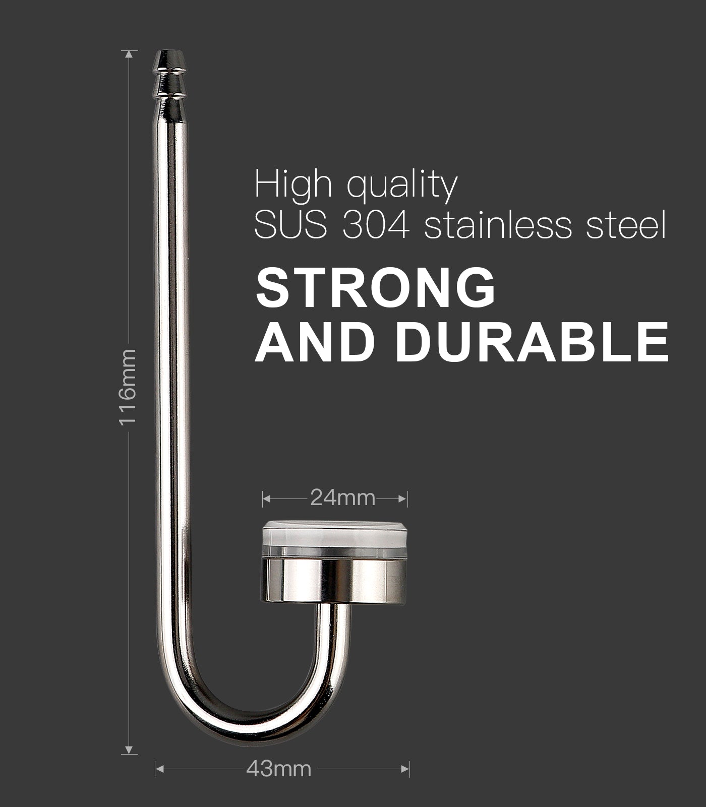 Clscea CO2 Stainless steel diffuser, CO2 Atomizer with Built-in Check Valve and Replaceable Disc for Aquarium Plant Tank