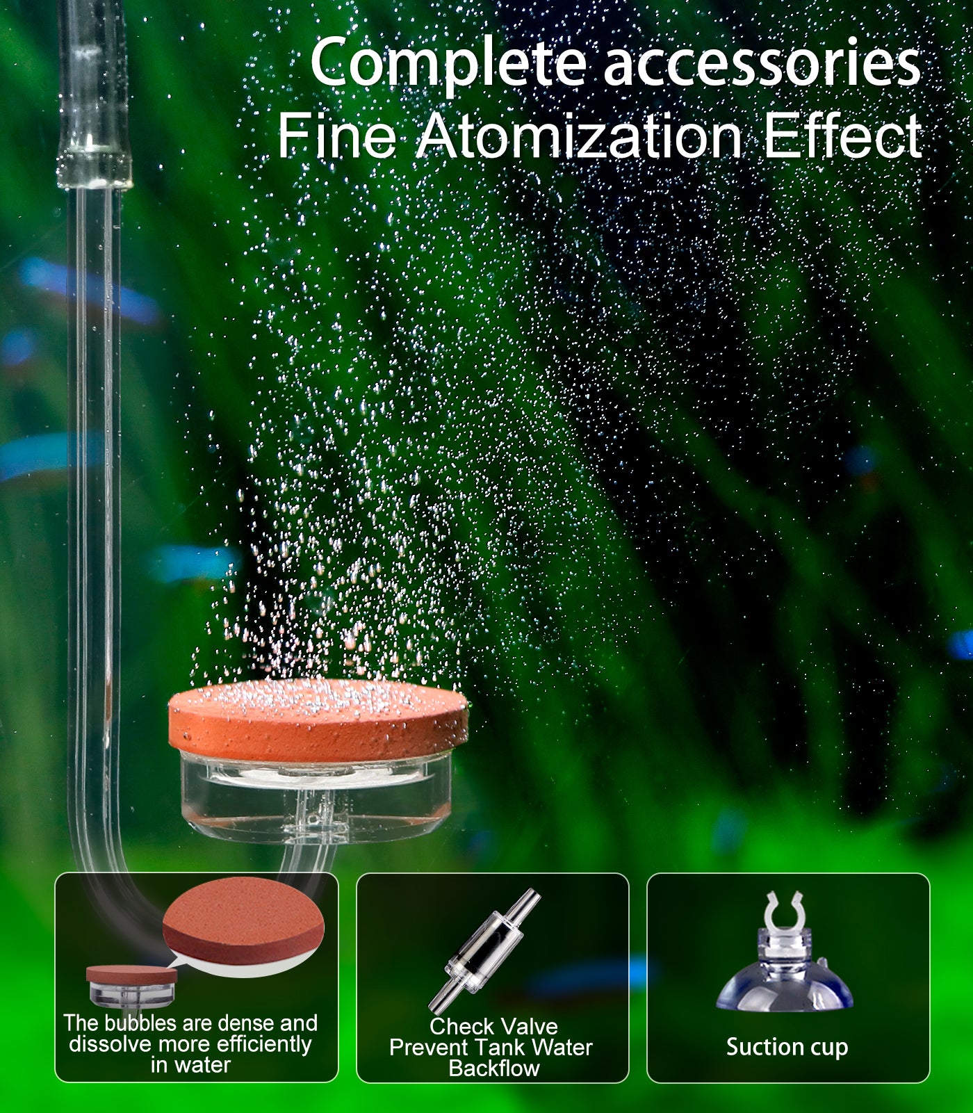 Clscea 4L Aquarium CO2 Generator Kit Double Pressurization Enhanced Version Max for 600g+600g Raw Materials,G800S