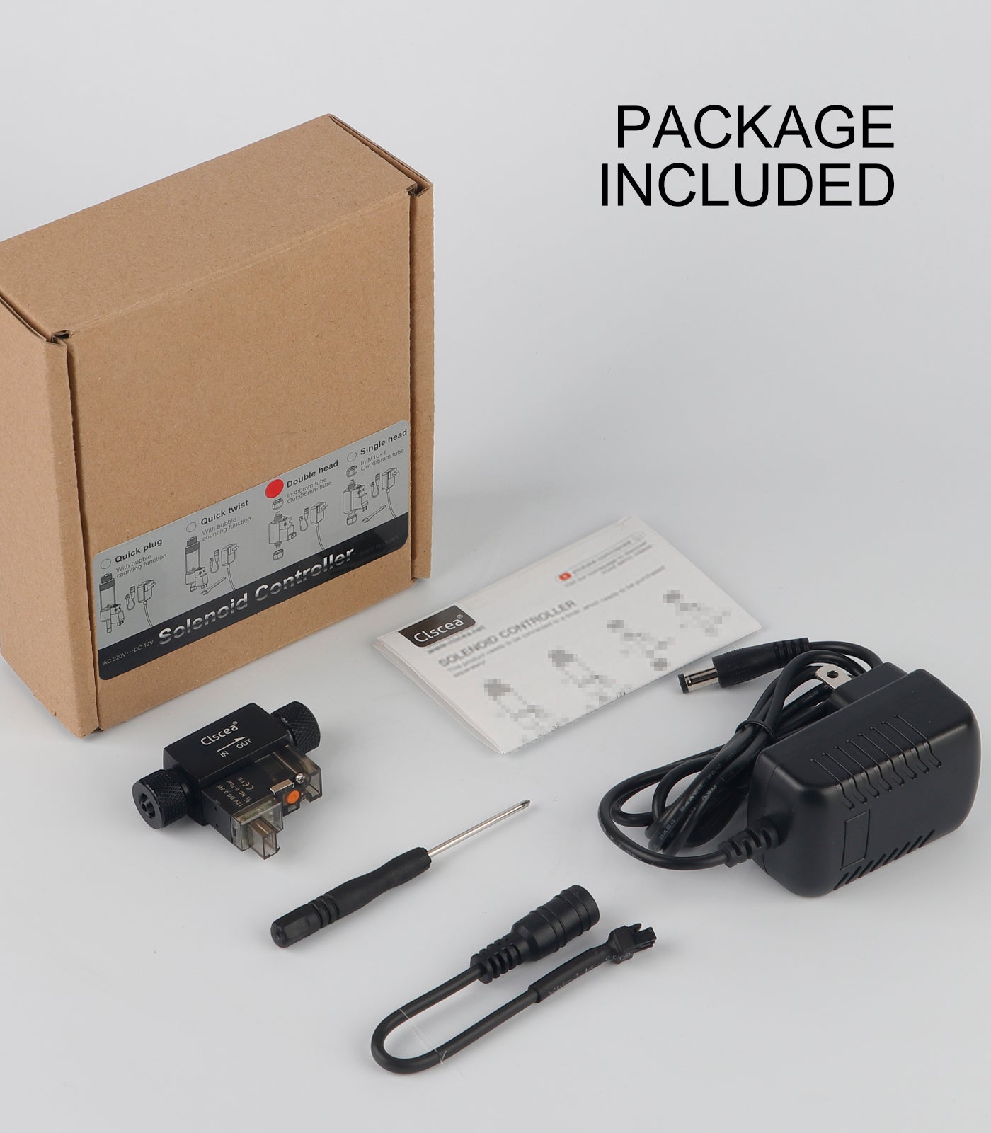 Inline CO2 Solenoid Valve Mini Low Temperature for Aquarium CO2 System