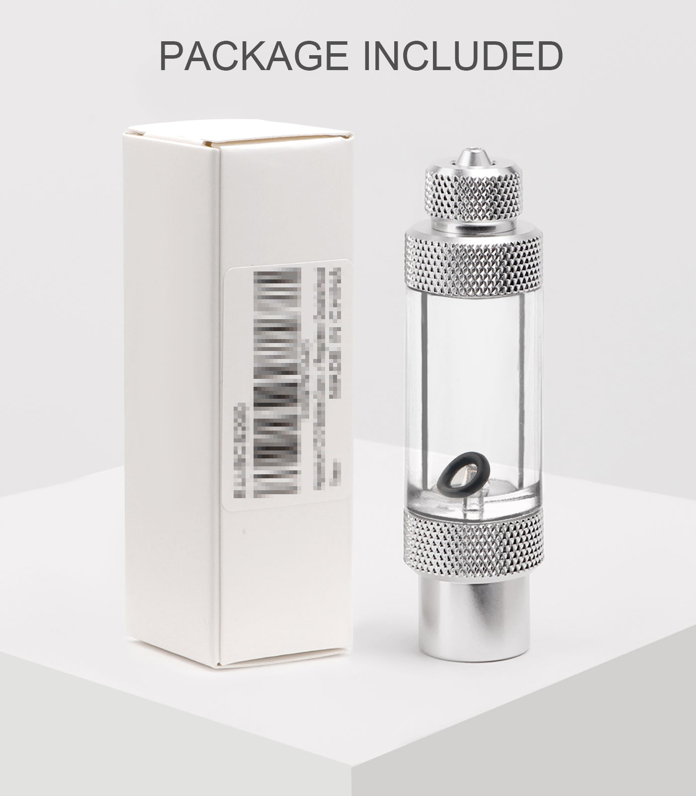 Aquarium CO2 Bubble Counter with Built-in Check Valve for CO2 Generator Regulator, Single Head