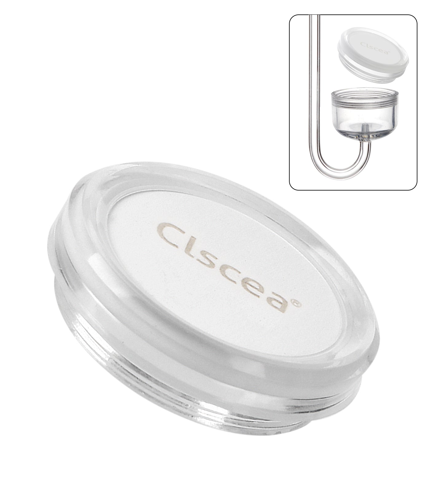 Clscea Aquarium CO2 Diffuser Ceramic Replacement, Normal L
