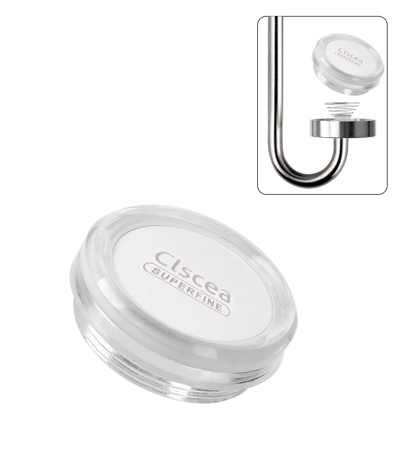 Clscea Stainless Steel CO2 Diffuser Ceramic Replacement, High pressure S