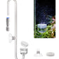 Clscea Aquarium Acrylic CO2 Diffuser, S-Hook CO2 Atomizer Bubble Counter with Replaceable Disc and Quick-Plug for Aquarium Plant Tank, 20cm(S)