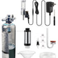 Clscea 1 L Aquarium CO2 System Generator, Stainless steel Carbon Dioxide Reactor Kit with Regulator Solenoid Valve for Aquarium Plants (G600SMini), CO2 Aquarium Kit