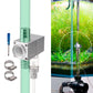 External Inline CO2 Diffuser Atomizer with Bubble Counter Aluminum Alloy for Planted Aquarium Canister Filter (DC400-L-16)