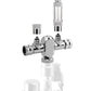 Clscea Aquarium CO2 Splitter Regulator Valve 2 Way, Dedicated to CO2 Generator