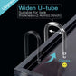 Aquarium Glass CO2 Diffuser Atomizer with U Tube Check Valve Suction Cup Premium Version