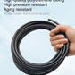 Aquarium Premium CO2 Proof Tubing PU Rigid Tube 4/6mm 5 Meters (16ft),Black