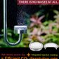 Clscea CO2 Stainless steel diffuser, CO2 Atomizer with Built-in Check Valve and Replaceable Disc for Aquarium Plant Tank