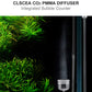 Acrylic CO2 Diffuser with Integrated Bubble Counter for Aquarium Plants (L)