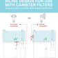 External Inline CO2 Diffuser Atomizer with Bubble Counter Aluminum Alloy for Planted Aquarium Canister Filter (DC400-L-16)