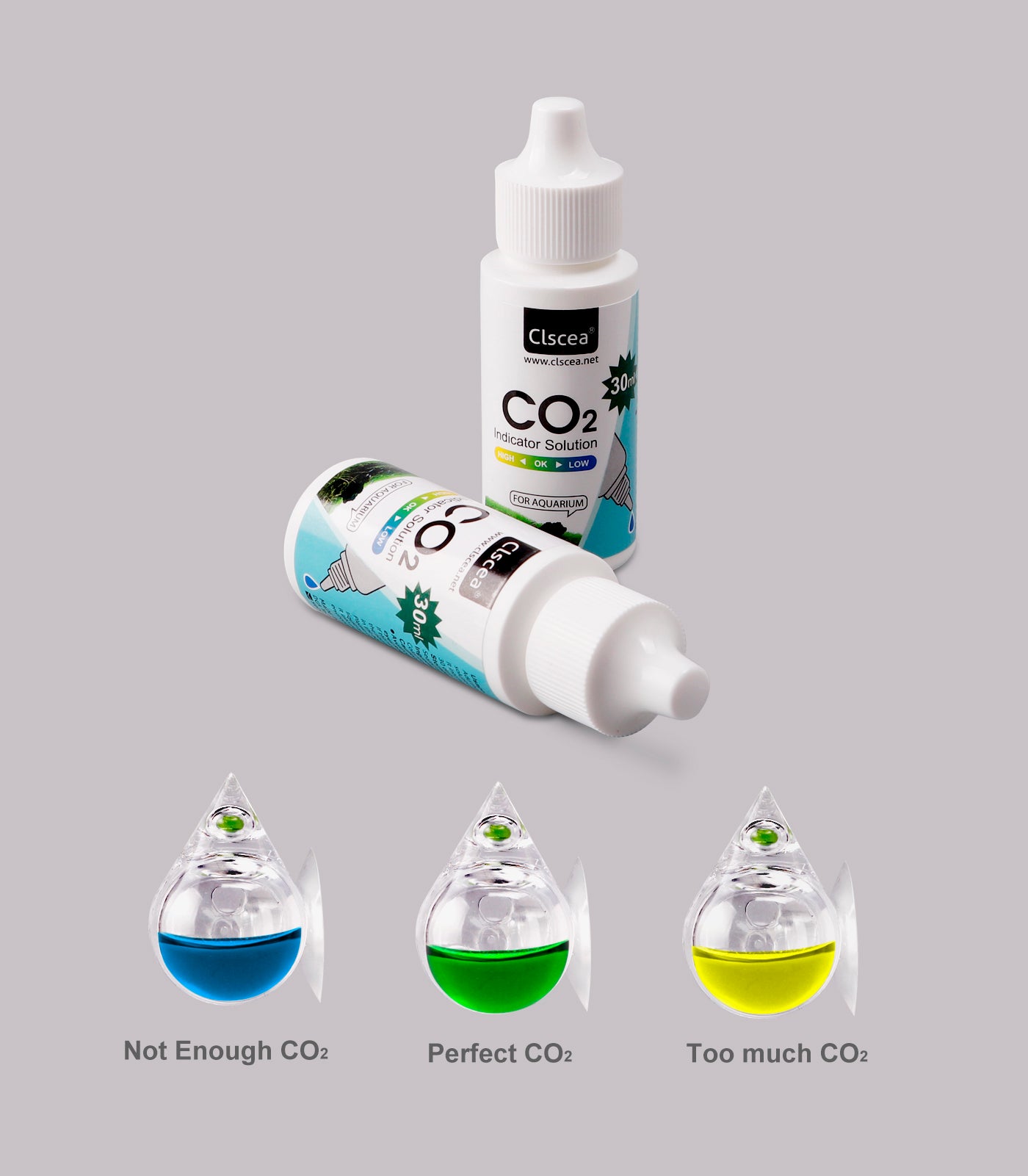 CO2 Indicator Solution Drop Checker Solution for Aquarium 30ml