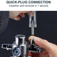CO2 Bubble Counter with Check Valve for CO2 Generator Regulator Planted Aquarium Quick-Plug Connection
