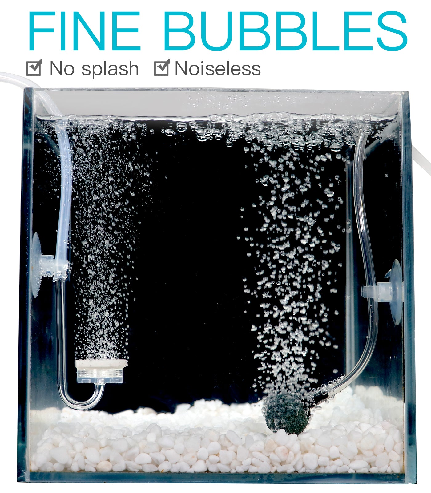 Aquarium Air Diffuser for Fish Tank Air Bubbler for mini Tank