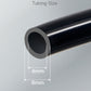 Aquarium Premium CO2 Proof Tubing PU Rigid Tube 4/6mm 5 Meters (16ft),Black