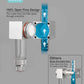 External Inline CO2 Diffuser Atomizer with Bubble Counter Aluminum Alloy for Planted Aquarium Canister Filter (DC400-L-16)