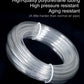 Aquarium CO2 Proof Tubing Flexible Kink-Resistant PU Tube 3/16" (16.4ft), Clear