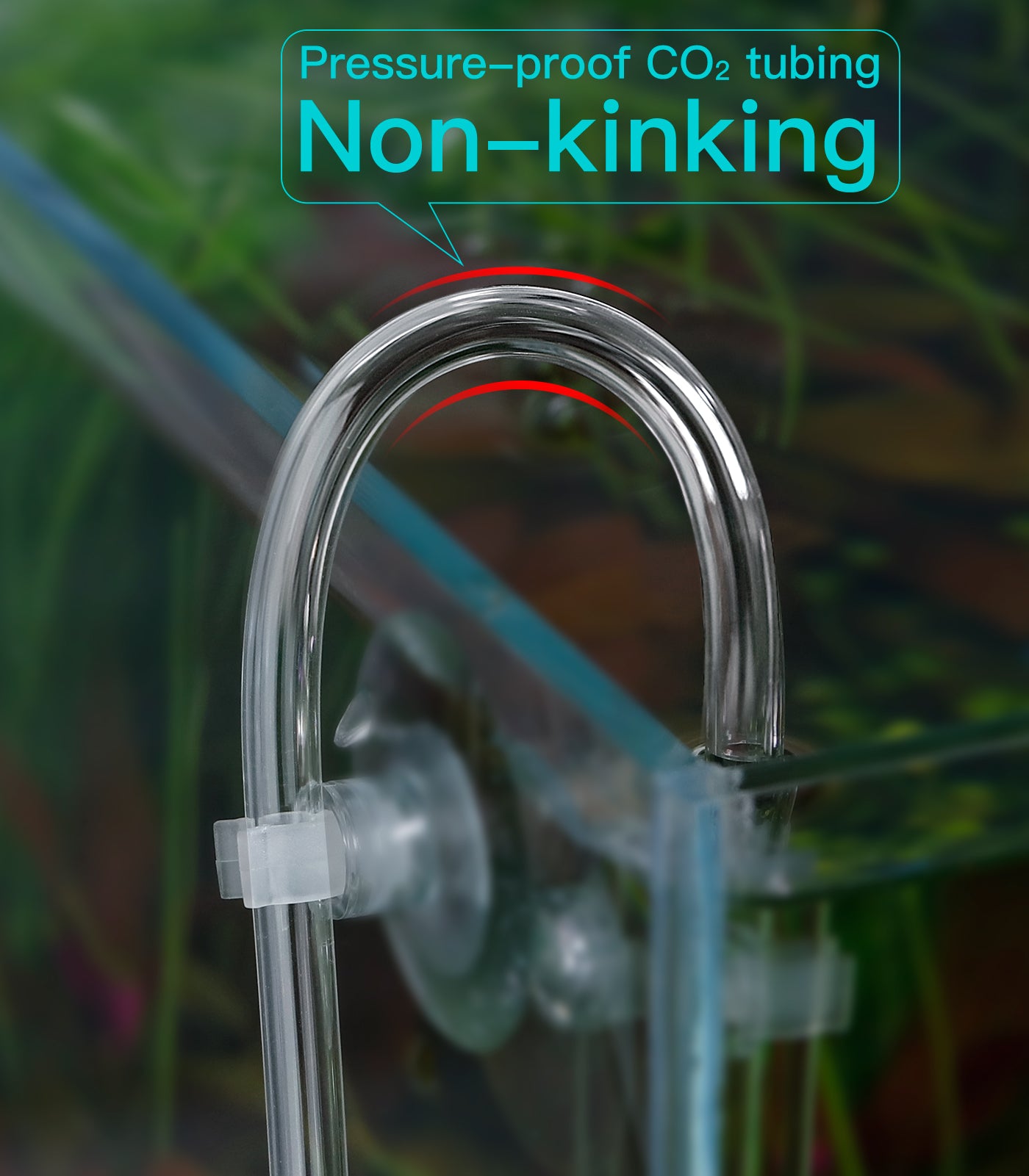 Aquarium CO2 Proof Tubing Flexible Kink-Resistant PU Tube 3/16" (16.4ft), Clear
