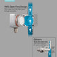 External Inline CO2 Diffuser Atomizer Aluminum Alloy for Planted Aquarium 12 mm